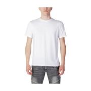 Polyester T-shirt voor heren Suns , White , Heren