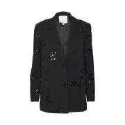 Versierde Losse Blazer in Zwart Vero Moda , Black , Dames