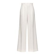 Wide Trousers Pinko , White , Dames