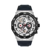 Zwarte Herenmode Horloge Quartz Analoog Police , Black , Heren