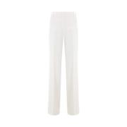 Witte Palazzo Broek met Rits Ermanno Scervino , White , Dames