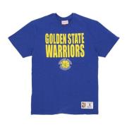 NBA Legendarische Tee Golden State Warriors Mitchell & Ness , Blue , H...