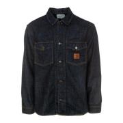 Denim Overhemdjacket Carhartt Wip , Blue , Heren