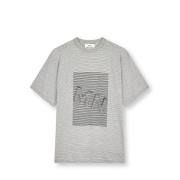 Oversized T-shirt Zwart/Snowshite Mads Nørgaard , Gray , Dames