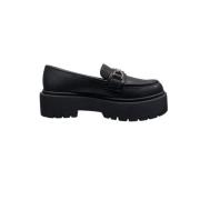 Zwarte Loafer met Chunky Zool Twinset , Black , Dames