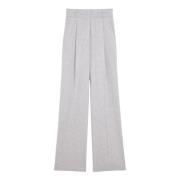 Wollen Broek met Riem Max Mara Studio , Gray , Dames