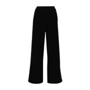 Wijde broek Curve 004 Max Mara , Black , Dames