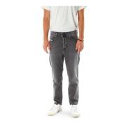 Slim Fit Midwaist Tapered Jeans Diesel , Gray , Heren