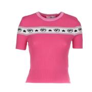 T-shirts Chiara Ferragni Collection , Pink , Dames