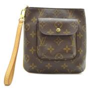 Pre-owned Canvas pouches Louis Vuitton Vintage , Brown , Dames