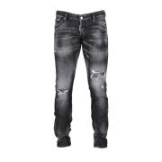 Versleten Slim-Fit Jeans Dsquared2 , Black , Heren