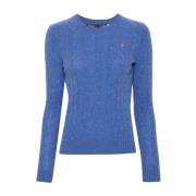 Polo Sweaters Lichtblauw Ralph Lauren , Blue , Dames