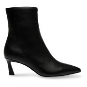 Leren platte schoenen met zijrits Steve Madden , Black , Dames