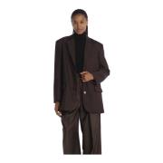 Bruine Blazer Jas IVY OAK , Brown , Dames