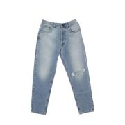 Hyper Broken Heren Jeans Amish , Blue , Heren