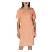 Lente/Zomer Dames Jurken Collectie b.young , Orange , Dames