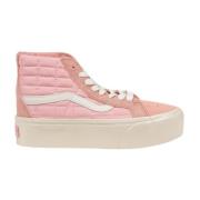 Suede Leren Damesschoenen Herfst/Winter Collectie Vans , Pink , Dames