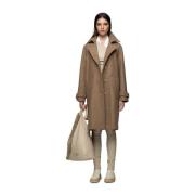 Evelyn - Wollen Jas Vespucci by VSP , Beige , Dames