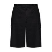 Katoenen cargoshorts Dolce & Gabbana , Black , Heren