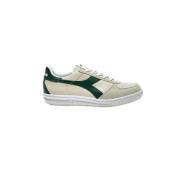 Groene leren sneaker Diadora , Green , Heren