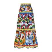 Rok met Carretto-print Dolce & Gabbana , Multicolor , Dames