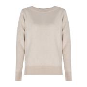 Elegant Sweater Patrizia Pepe , Beige , Dames