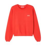 Vintage Sweatshirt Izu03A American Vintage , Red , Dames