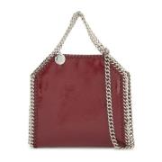 Vegan Micro Falabella Tote Tas Stella McCartney , Red , Dames