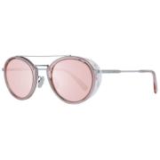 Roze Aviator Zonnebril Gespiegeld UV Bescherming Omega , Pink , Heren