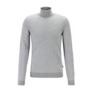 Zilvergrijs Turtleneck Sweater Hugo Boss , Gray , Heren