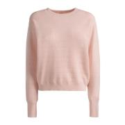 Ronde Hals Pullover Sweater Bally , Pink , Dames