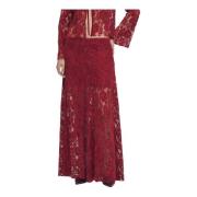 Bundi Lace Wine Rok Alohas , Red , Dames