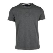 Katoen Spandex T-shirt Bikkembergs , Gray , Heren