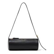 Zwarte schoudertas met gladde korrel Proenza Schouler , Black , Dames