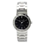 Pre-owned Metal watches Bvlgari Vintage , Black , Heren