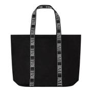 Bago katoenen tas met logo piping zwart Bizuu , Black , Dames