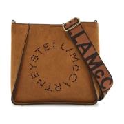 Schoudertas met Logo Branding Stella McCartney , Brown , Dames