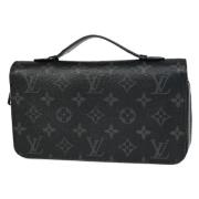 Pre-owned Canvas wallets Louis Vuitton Vintage , Black , Dames