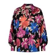 Gabriel Blouse Klassieke Kraag Pofmouw Fabienne Chapot , Multicolor , ...