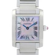 Pre-owned Metal watches Cartier Vintage , Pink , Dames