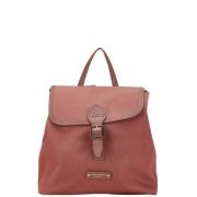 Pre-owned Leather backpacks Burberry Vintage , Pink , Dames