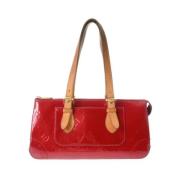 Pre-owned Leather shoulder-bags Louis Vuitton Vintage , Red , Dames