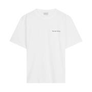 T-shirt Alphabet Travertine White Filling Pieces , White , Heren