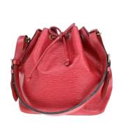 Pre-owned Leather shoulder-bags Louis Vuitton Vintage , Red , Dames