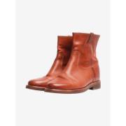 Pre-owned Leather boots Isabel Marant Pre-owned , Orange , Heren