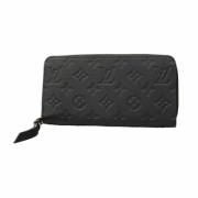 Pre-owned Fabric wallets Louis Vuitton Vintage , Black , Dames