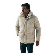 Winter Creme Jas Stijlvol Model State of Art , White , Heren