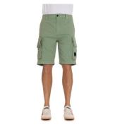 Groene Shorts met Rits Sluiting C.p. Company , Green , Heren