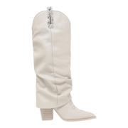 Lassy Bone Witte Laars Steve Madden , White , Dames