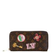 Pre-owned Leather wallets Louis Vuitton Vintage , Brown , Dames